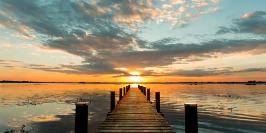 Morning Lights on a Jetty (detail)