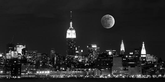 Moonlight over Manhattan
