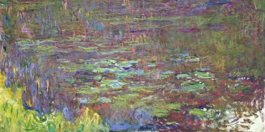 Waterlilies at Sunset (detail)