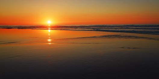 Sunset impression, Taranaki, New Zealand