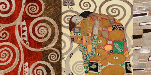 Klimt Patterns – The Embrace (Pewter)