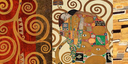 Klimt Patterns – The Embrace (Gold)