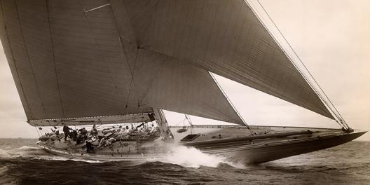 J Class Sailboat, 1934 (detail)