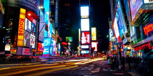 Times Square by night