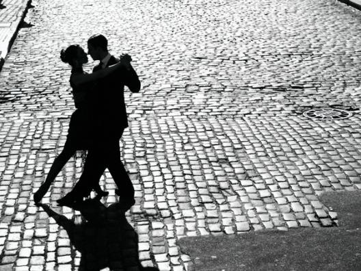 Dancers performing the Tango