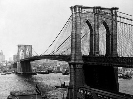 Brooklyn Bridge, New York, 1900