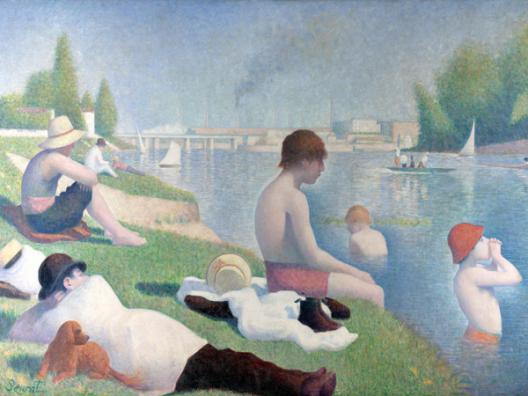 Bathers at Asnieres (detail)