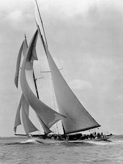 The Schooner Half Moon at Sail, 1910s