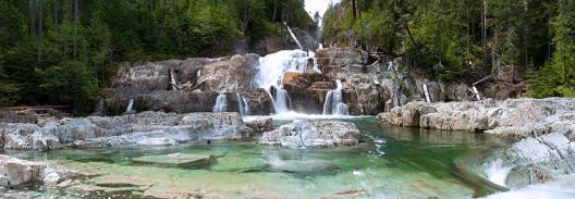 Lower Myra Falls, Vancouver Island, British Columbia, Canada (detail)