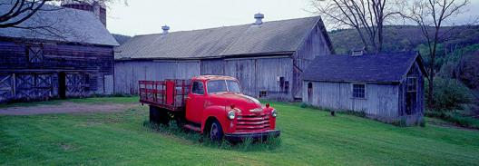 Red Vintage Pickup