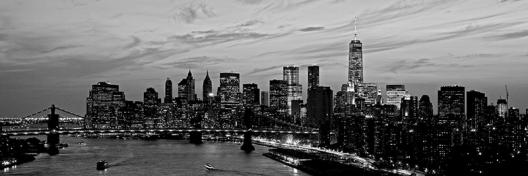 Lower Manhattan at dusk