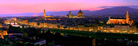 Florence at night