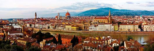 Panoramic view of Florence