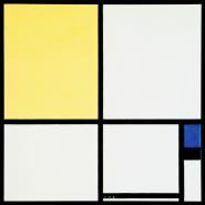 Composition with Blue and Yellow
