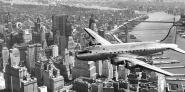 Flying over Manhattan, NYC