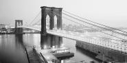 Brooklyn Bridge from Manhattan side, NYC