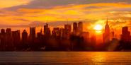 Sunset over Manhattan