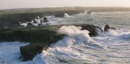 Phare des Poulains lors d’une tempête