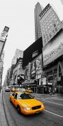 Taxi in Times Square, NYC