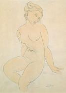 Seated Female Nude