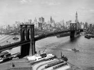 The Brooklyn Bridge and Manhattan, NYC