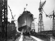 Lancement du Navire croiseur “Zara”,1930
