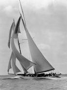 The Schooner Half Moon at Sail, 1910s