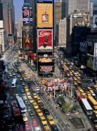 Traffic in Times Square, NYC