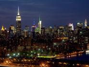 Midtown Manhattan at night