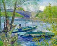 Fishing in Spring, the Pont de Clichy (Asnie?res)