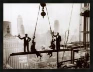 Lunch Above Manhattan B/W