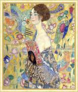 Woman with Fan (G. Klimt)