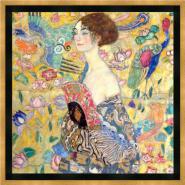 Dama con Abanico (Gustav Klimt)