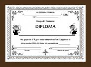 Marco para Diploma Din-A4 Marrón
