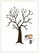 Arbol Pareja D - Bodas L - White