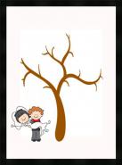 Arbol Pareja I - Bodas L - Black