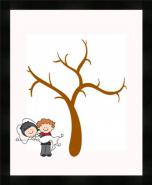 Arbol Pareja I - Bodas M - Black