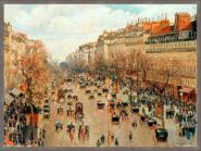 Canvas Boulevard Montmartre por la Tarde -Pissarro
