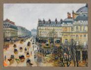 Canvas Place du Théatre Français, Pluie - Pissarro