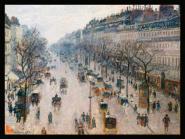 Canvas Boulevar Montmartre d´Hiver - Pissarro