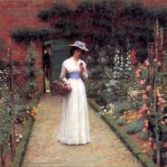 Lady in a Garden S